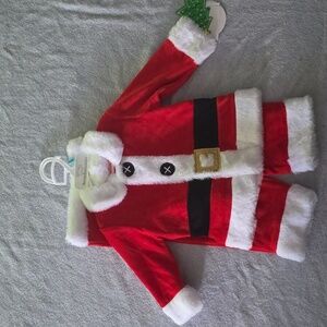 Koala Kids Baby Santa Outfit – Red & White 3-Piece – NWT